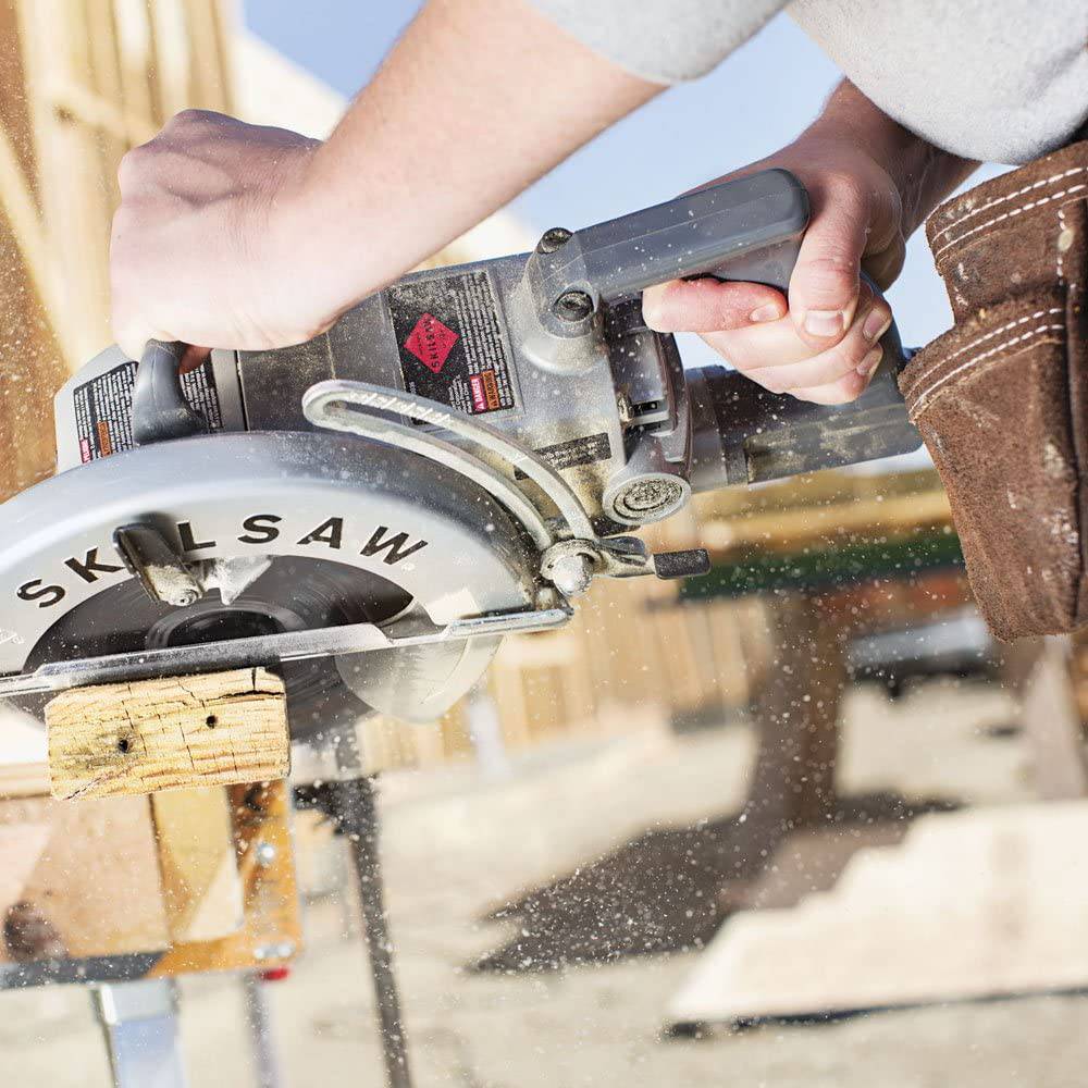 SKILSAW SPT78W-01 Sierra circular de tornillo sin fin de aluminio de 15 amperios y 8-1/4 pulgadas - DIGVICE MX