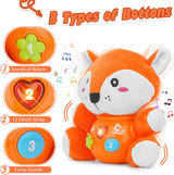 Daboot - Juguete musical para bebés, lindos juguetes de zorro para bebés - B091N8YRNF