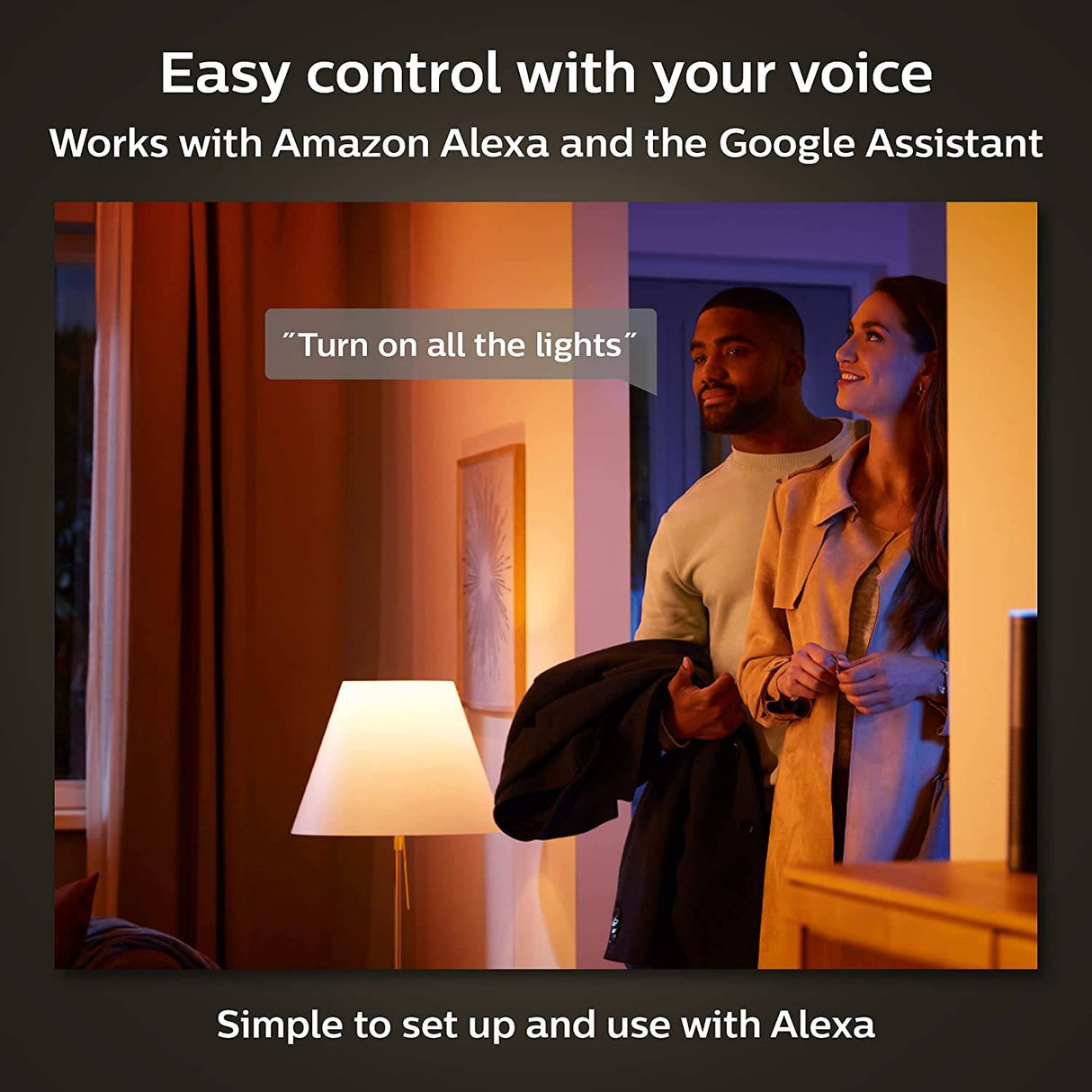 Bombilla inteligente LED Philips Hue White and Color Ambiance A19 E26, compatible con Bluetooth y Zigbee (Hue Hub opcional), funciona con Alexa y Google Assistant: un dispositivo certificado para humanos (562785), paquete de 3 - DIGVICE MX