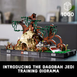 LEGO Star Wars Dagobah Jedi Training Diorama 75330 Juego de construcción para adultos (1000 piezas)