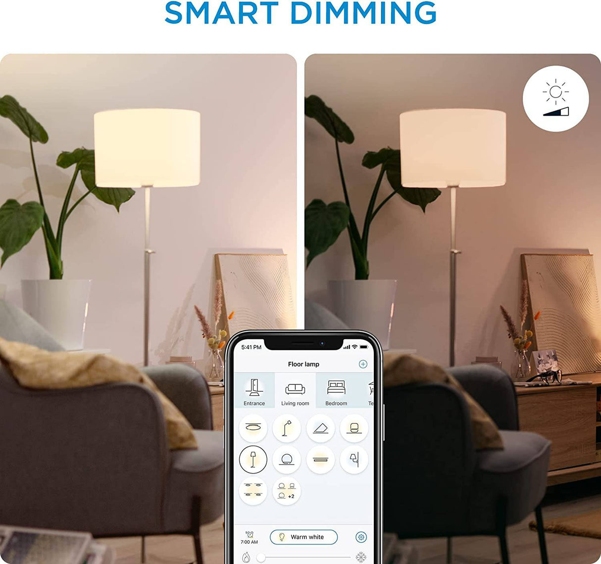 WiZ Connected 9ft Smart WiFi Color LightStrip Base Kit Plus Extension, 16 millones de colores, compatible con Alexa y Google Home Assistant, no requiere concentrador - DIGVICE MX