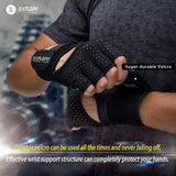 SIMARI  - Guantes de entrenamiento para hombres y mujeres, guantes de levantamiento de pesas con muñequeras, soporte para entrenamiento de gimnasia, protección completa de palma para fitness,