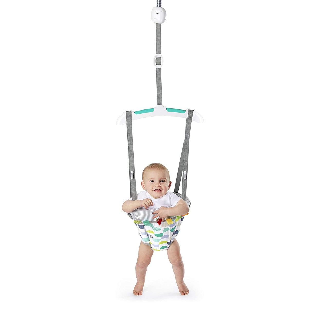  Xiangtat Playful Parade saltador para puerta para bebé, con  abrazadera para la puerta y correa ajustable, para niños de 6 a 24 meses :  Bebés