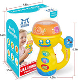 HISTOYE - Linterna musical para niños, juguetes para niños pequeños, proyector de luz nocturna - B096FS9G1Y