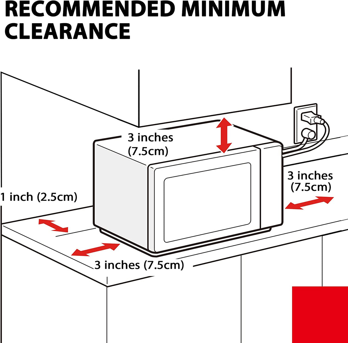 Toshiba EM925A5A-BS Horno de microondas con modo ECO de encendido/apagado de sonido e iluminación LED, 0.9 pies cúbicos/900 W, acero inoxidable negro - DIGVICE MX