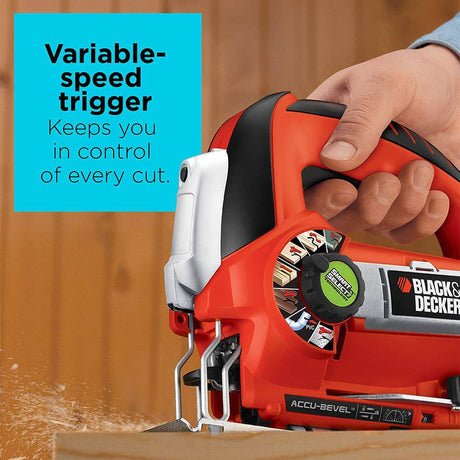 Sierra caladora BLACK+DECKER, 6,0 amperios (JS670V) - DIGVICE MX