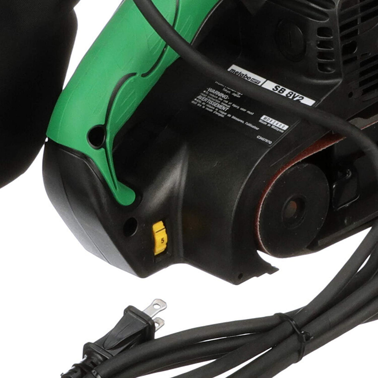 Lijadora de banda Metabo HPT | 3 x 21 pulgadas | para carpintería | Velocidad variable | Motor de 9,0 amperios | Agarre suave | SB8V2 - DIGVICE MX