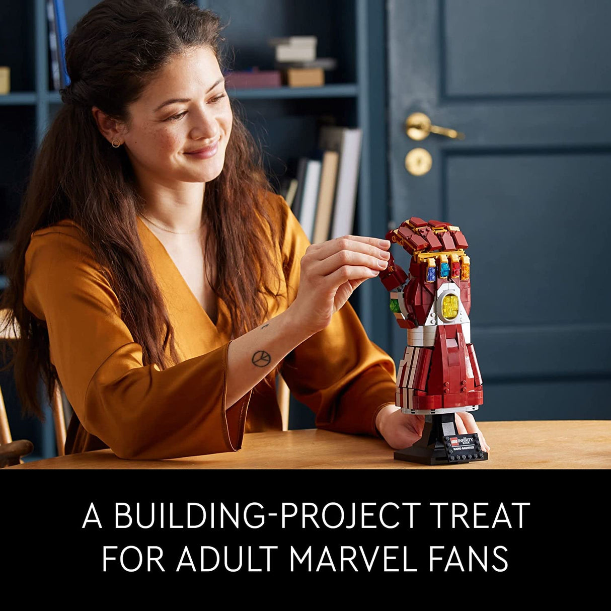 LEGO Marvel Nano Gauntlet 76223 Iron Man Building Set para adultos (680 piezas)