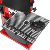 XtremepowerUS Sierra de cinta de banco profesional de 9 pulgadas con ángulo ajustable estacionario para carpintería, sierra de cinta de 2340 FPM con puerto para polvo, rojo - DIGVICE MX