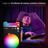 Philips Hue 468942 Single Premium BR30 Smart Bulb Downlight para latas empotradas de 5-6 pulgadas, 16 millones de colores (se requiere Hue Hub, funciona con Alexa), versión antigua, blanco y ambiente de color - DIGVICE MX