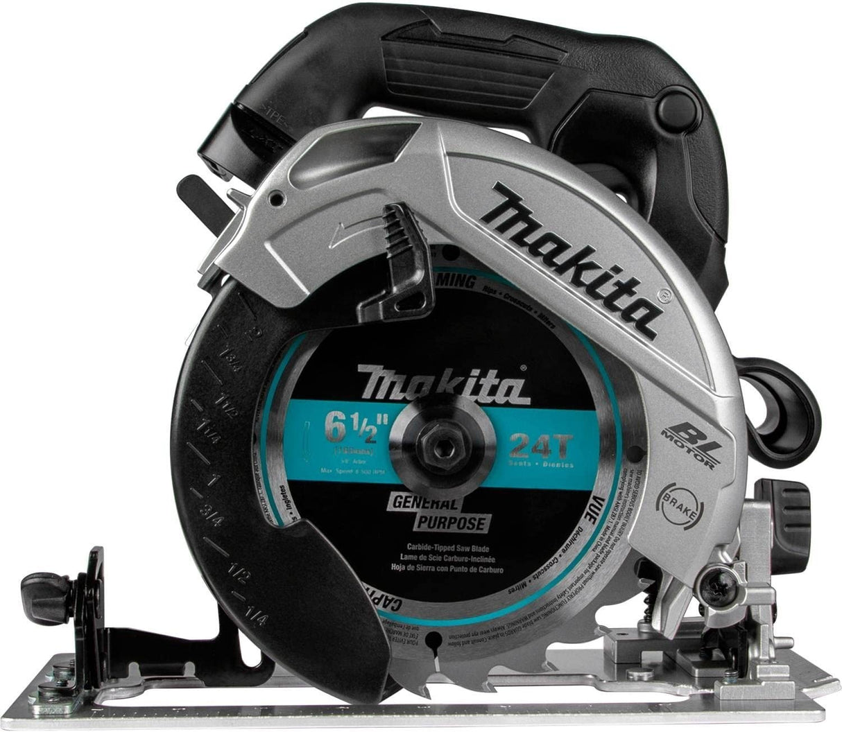 Makita XSH04ZB Sierra Circular de 6-1/2" Inalámbrica Sub-Compacta LXT® Litio-Ion de 18V Sin Escobillas, Sólo Herramienta - DIGVICE MX