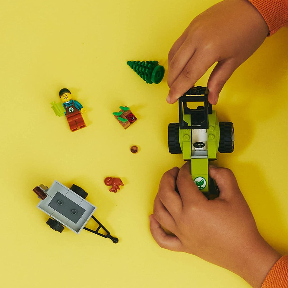 LEGO City Park Tractor 60390 Juego de juguetes de construcción para niños, niños y niñas a partir de 5 años (86 piezas)