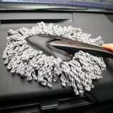 IPELY 2 Pack Super Soft Microfiber Car Dash Duster Brush para la limpieza del coche Hogar Cocina Ordenador Cepillo de limpieza Herramienta para quitar el polvo