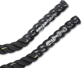 Amazon Basics - Cuerda de entrenamiento para ejercicios de batalla, 30/40/50 pies de largo, 1.5/2 pulgadas de ancho