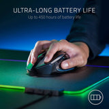 Razer Basilisk X Hyperspeed - Ratón inalámbrico para juegos: compatible con Bluetooth e inalámbrico, sensor óptico de 16 K DPI, 6 botones programables, batería de 450 horas, negro clásico