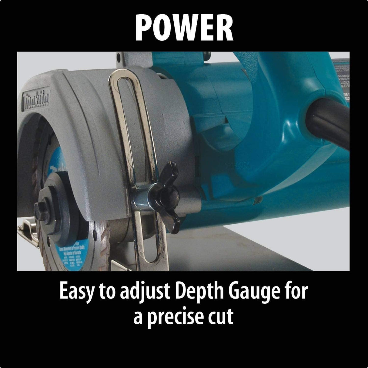 Makita 4100NHX1 Sierra para mampostería de 4-3/8", con hoja de diamante de 4" - DIGVICE MX