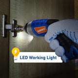 SORAKO Destornillador eléctrico 4V Max, Destornillador inalámbrico 6 Nm, Destornillador eléctrico recargable con luz LED, Pistola atornilladora con 30 PCS Accesorios - DIGVICE MX