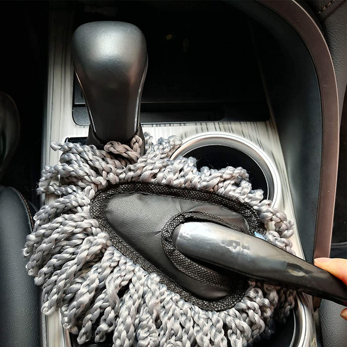 IPELY 2 Pack Super Soft Microfiber Car Dash Duster Brush para la limpieza del coche Hogar Cocina Ordenador Cepillo de limpieza Herramienta para quitar el polvo