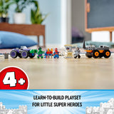 LEGO Marvel Spidey Hulk vs. Rhino Truck Showdown 10782 Juego de juguetes de construcción para niños, niños y niñas a partir de 4 años (110 piezas)
