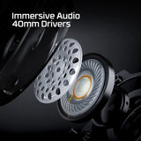 HyperX Cloud Stinger Core - Auriculares inalámbricos para juegos, para PC, sonido envolvente 7.1, micrófono con cancelación de ruido, ligero