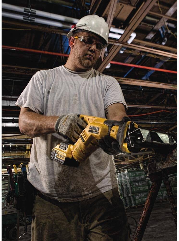 DEWALT 20V MAX* Kit de sierra recíproca inalámbrica, batería de 5 amperios por hora (DCS387P1) - DIGVICE MX