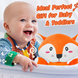 Daboot - Juguete musical para bebés, lindos juguetes de zorro para bebés - B091N8YRNF