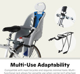 Schwinn Deluxe Portabebés montado en bicicleta/Asiento de bicicleta para niños, niños pequeños y niños - DIGVICE MX