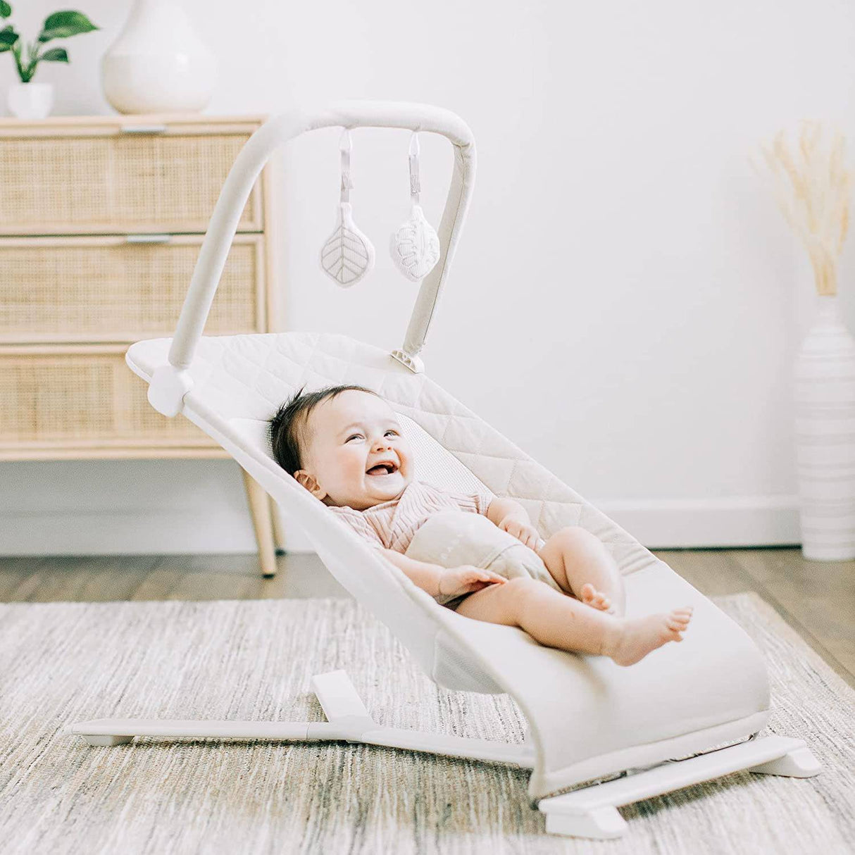 Baby Delight Alpine Deluxe Hamaca portátil para bebés - 100 % tela de algodón orgánico con certificado GOTS, avena orgánica - DIGVICE MX
