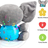 STEAM Life Baby Toys - Elefante de peluche para bebés - SL88001
