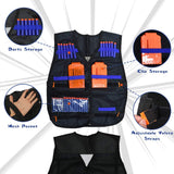 Kit de chaleco táctico para niños para Nerf Guns N-Strike Elite Series