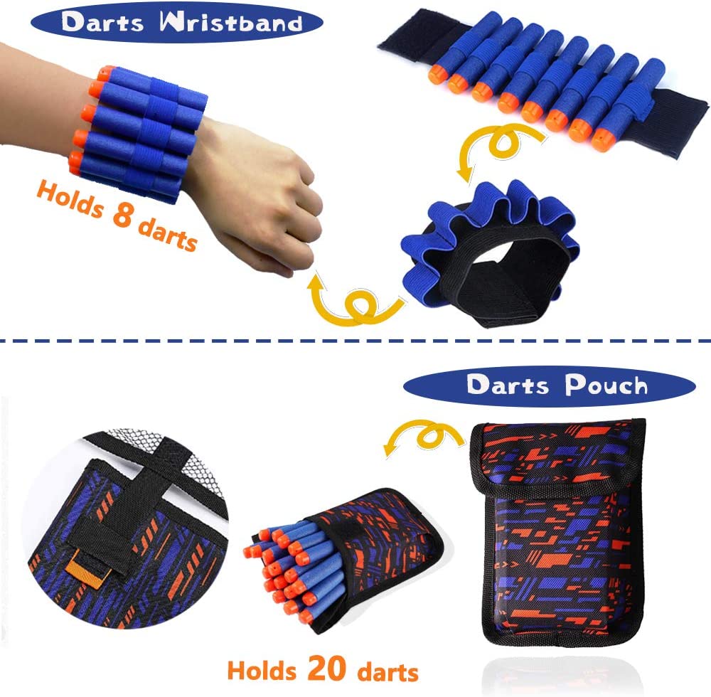 Kit de chaleco táctico para niños para Nerf Guns N-Strike Elite Series