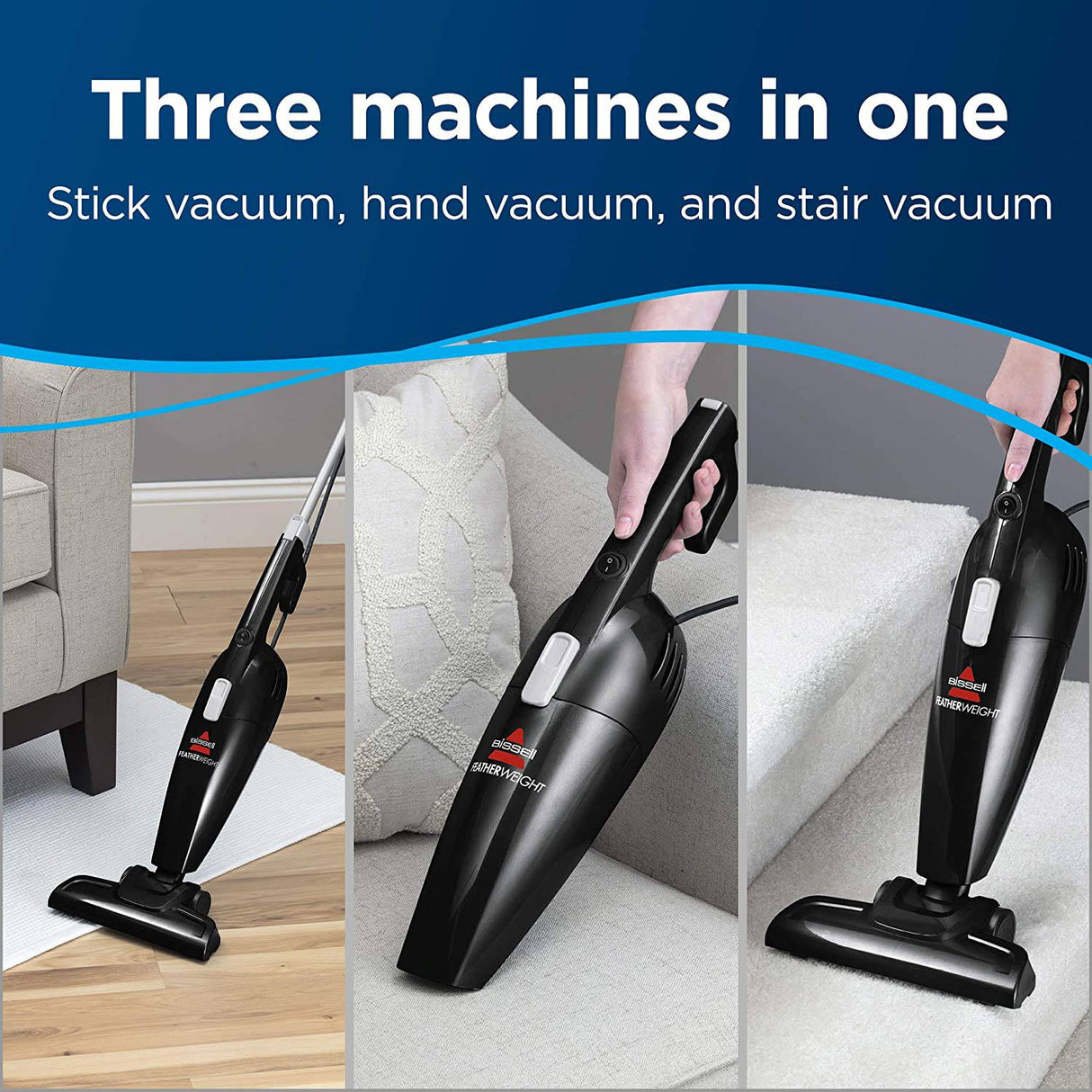 Bissell 2033M Pluma de peso ligero aspirador sin bolsa con herramienta de hendidura - DIGVICE MX