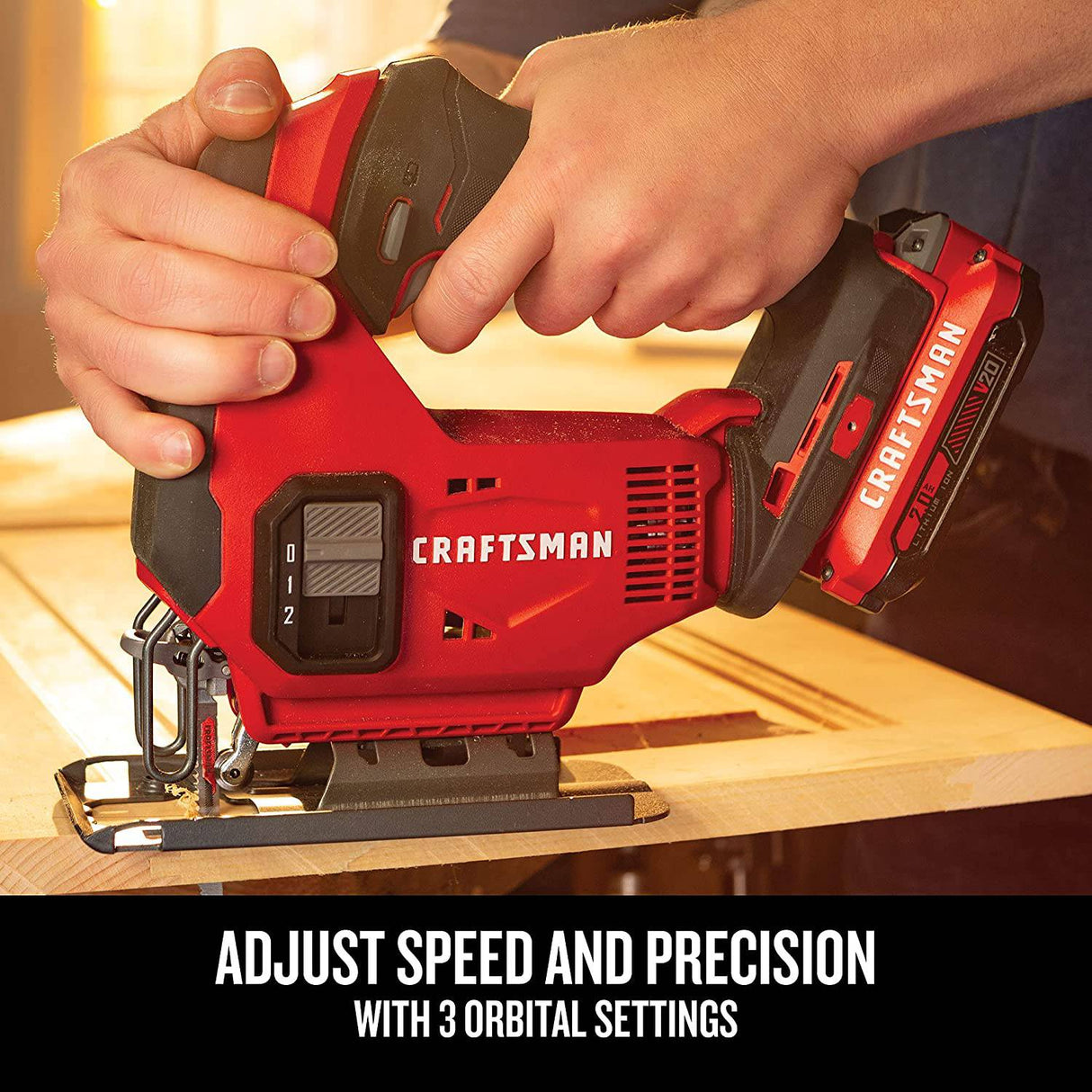 Kit de sierra caladora inalámbrica CRAFTSMAN V20* (CMCS600D1) - DIGVICE MX