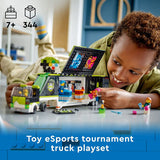 LEGO City Gaming Tournament Truck 60388 Juego de juguetes de construcción para niños, niños y niñas a partir de 7 años (344 piezas)