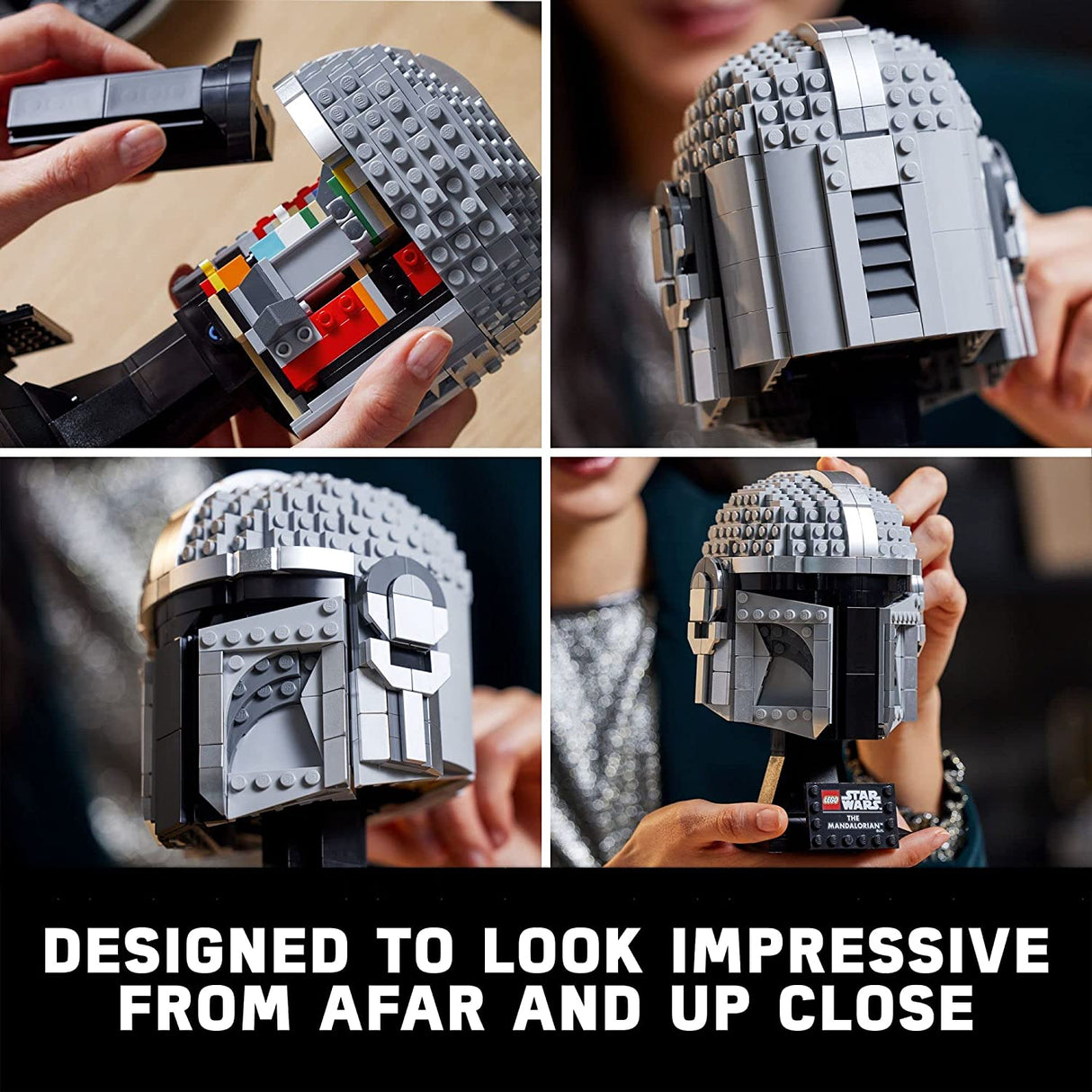 LEGO Star Wars The Mandalorian Helmet 75328  (584 piezas)