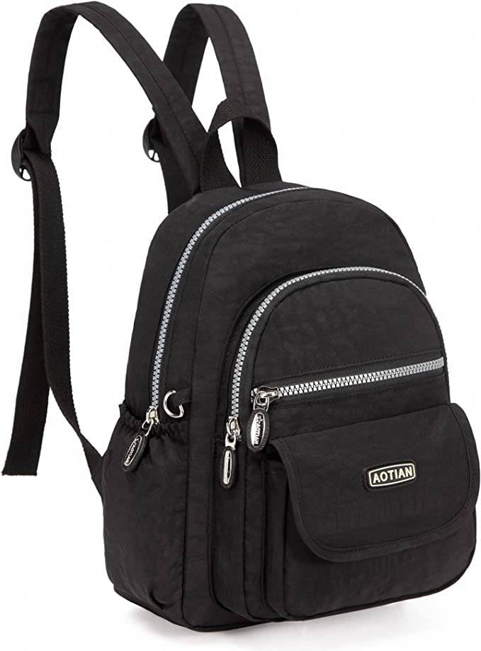 AOTIAN - Mini Nylon Mujeres Mochilas Casual Ligero Pequeña Mochila