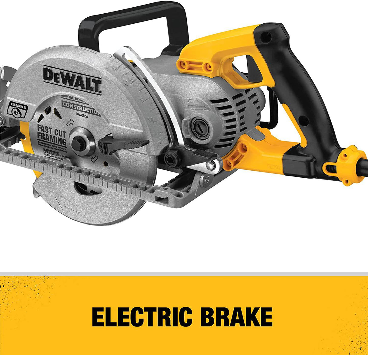 DEWALT Sierra circular de 7-1/4 pulgadas, 15 amperios, tornillo sin fin, con cable (DWS535B) - DIGVICE MX