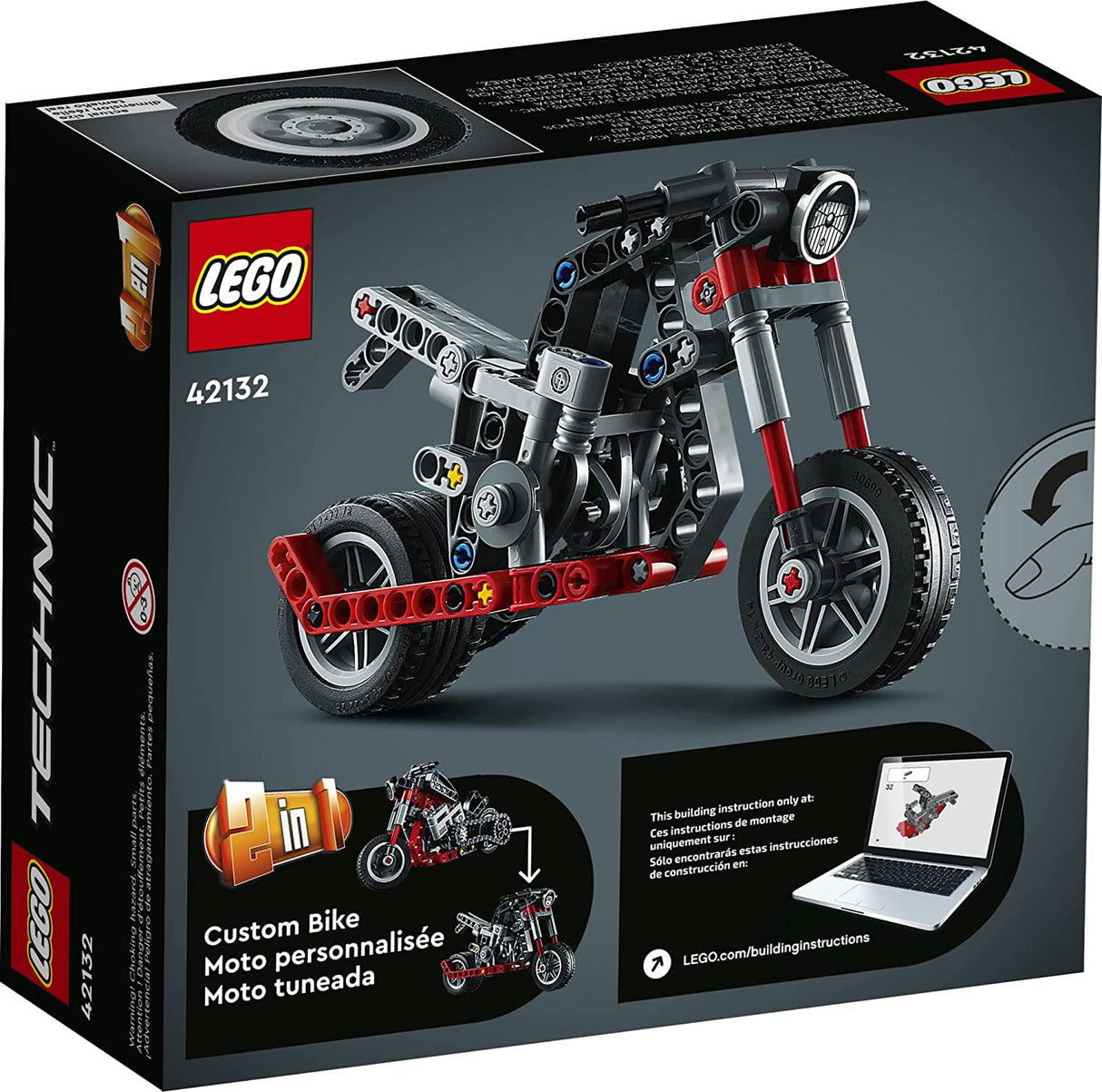 LEGO Technic Motorcycle 42132  (163 piezas)