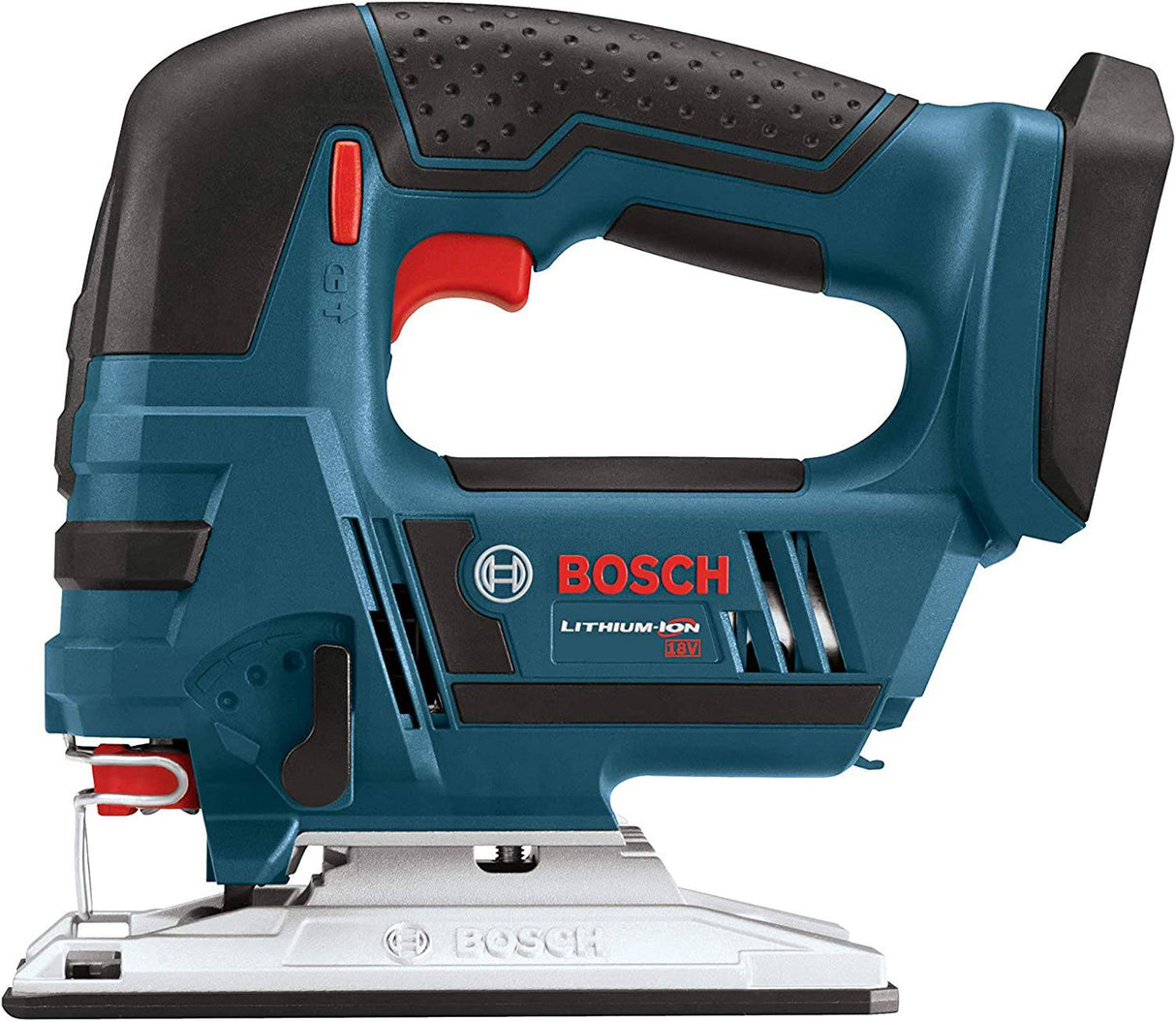 BOSCH JSH180B - Sierra caladora inalámbrica de iones de litio de 18 voltios, herramienta básica, azul - DIGVICE MX
