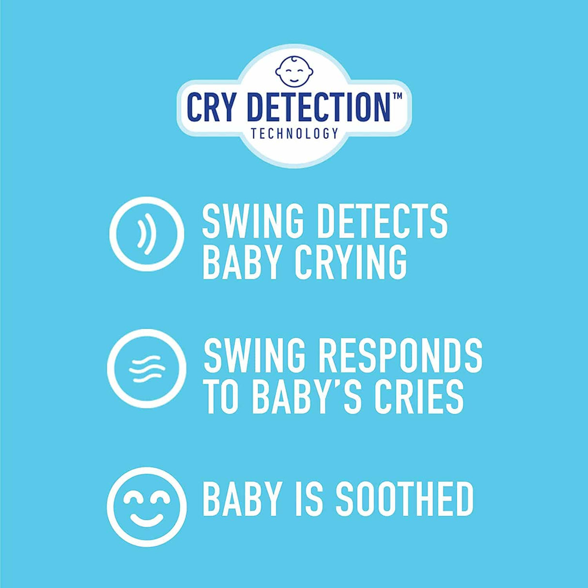 Graco Sense2Soothe Baby Swing con tecnología de detección de llanto - DIGVICE MX