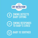 Graco Sense2Soothe Baby Swing con tecnología de detección de llanto - DIGVICE MX