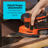 BLACK+DECKER 20V MAX* POWERCONNECT Taladro/destornillador inalámbrico + MOUSE Kit combinado de lijadora de detalles (BD2KITCDDS) - DIGVICE MX