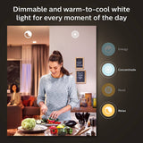 Bombilla inteligente LED Philips Hue White and Color Ambiance A19 E26, compatible con Bluetooth y Zigbee (Hue Hub opcional), funciona con Alexa y Google Assistant: un dispositivo certificado para humanos (562785), paquete de 3 - DIGVICE MX