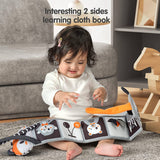 TUMAMA Gimnasio para bebés con juguetes extraíbles suaves, tapete de actividades para bebés en blanco y negro de alto contraste Tapetes de juego para bebés para el tiempo boca abajo Bebés recién nacidos - DIGVICE MX