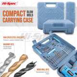 Hi-Spec Juego de 50 brocas azules de 12 V y multibrocas. Taladro eléctrico inalámbrico y destornillador eléctrico - DIGVICE MX