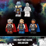 LEGO Kit de construcción Marvel The Goat Boat 76208 Thor coleccionable con 5 minifiguras 564 piezas