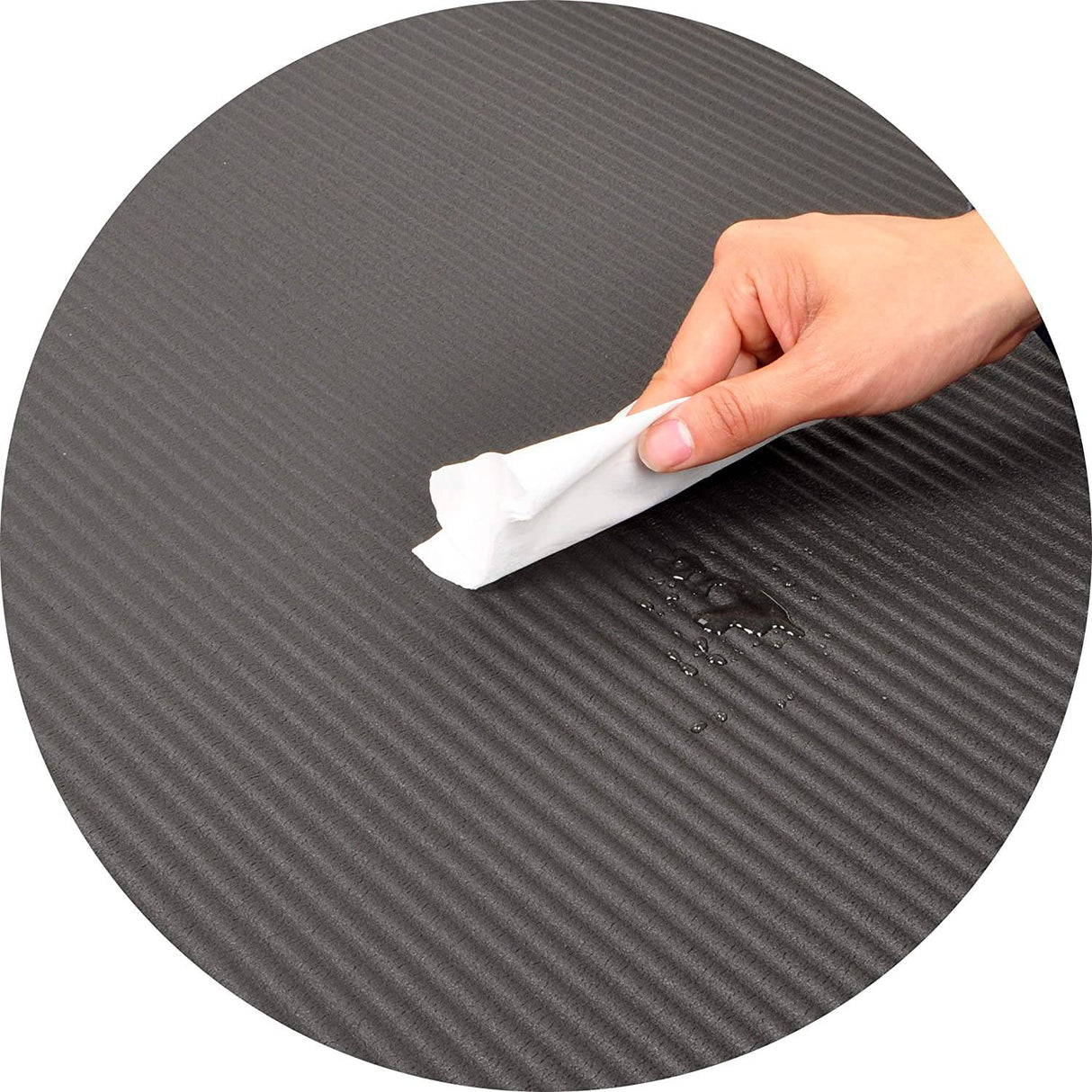BalanceFrom - Tapete de yoga para ejercicios antidesgarro de alta densidad extra gruesa de 1 pulgada con correa de transporte