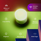LIFX Color, A19 1100 lúmenes, bombilla LED inteligente Wi-Fi, miles de millones de colores y blancos, no requiere puente, funciona con Alexa, Hey Google, HomeKit y Siri multicolor (paquete de 2) - DIGVICE MX