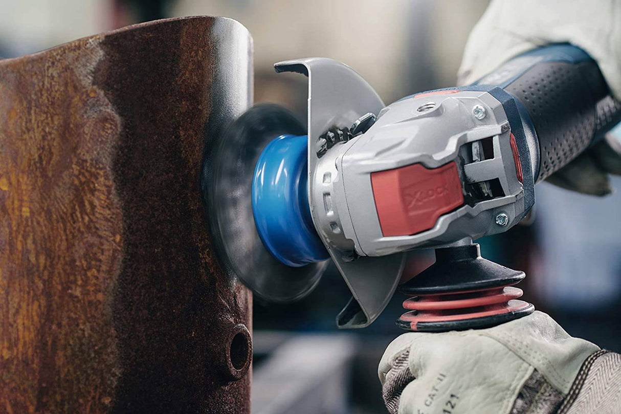 Bosch GWX10-45E 4-1/2 pulg. Amoladora angular ergonómica X-LOCK con interruptor deslizante - DIGVICE MX