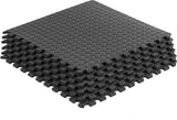 ProsourceFit Puzzle - Colchoneta de ejercicios de ½”, baldosas entrelazadas de espuma EVA, piso protector para equipos de gimnasio y cojín para entrenamientos